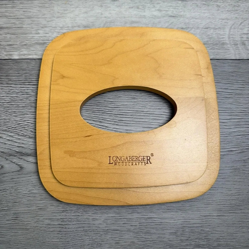 Longaberger 1997 Tissue Basket, Liner, & Lid